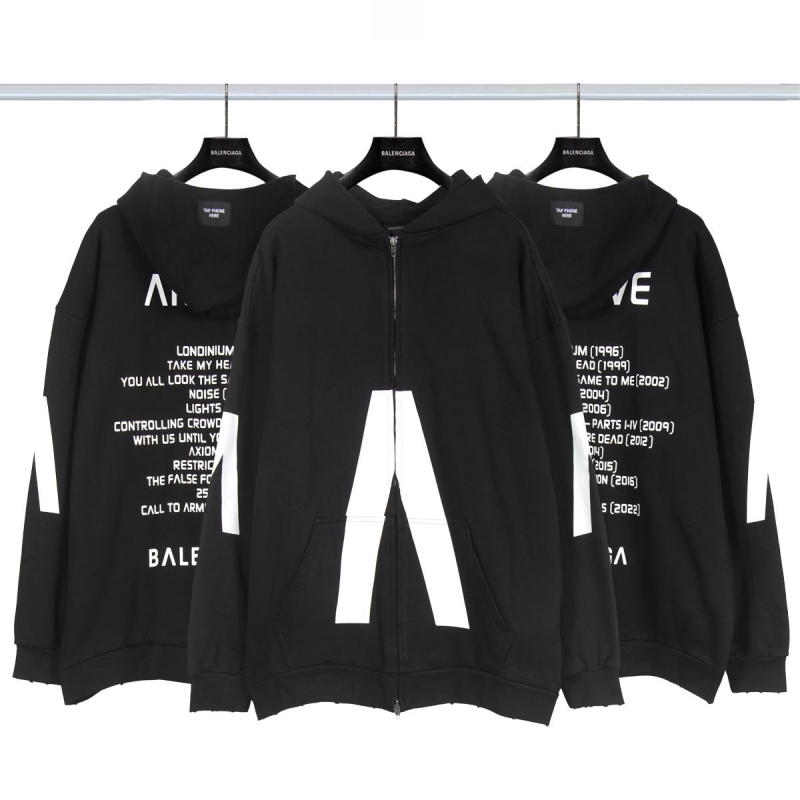 Ba*len*cia*ga hoodies